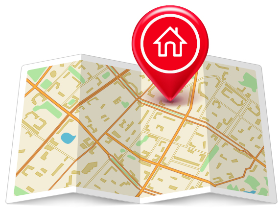 Vérifier la localisation de son appartement avec Google Maps street view.