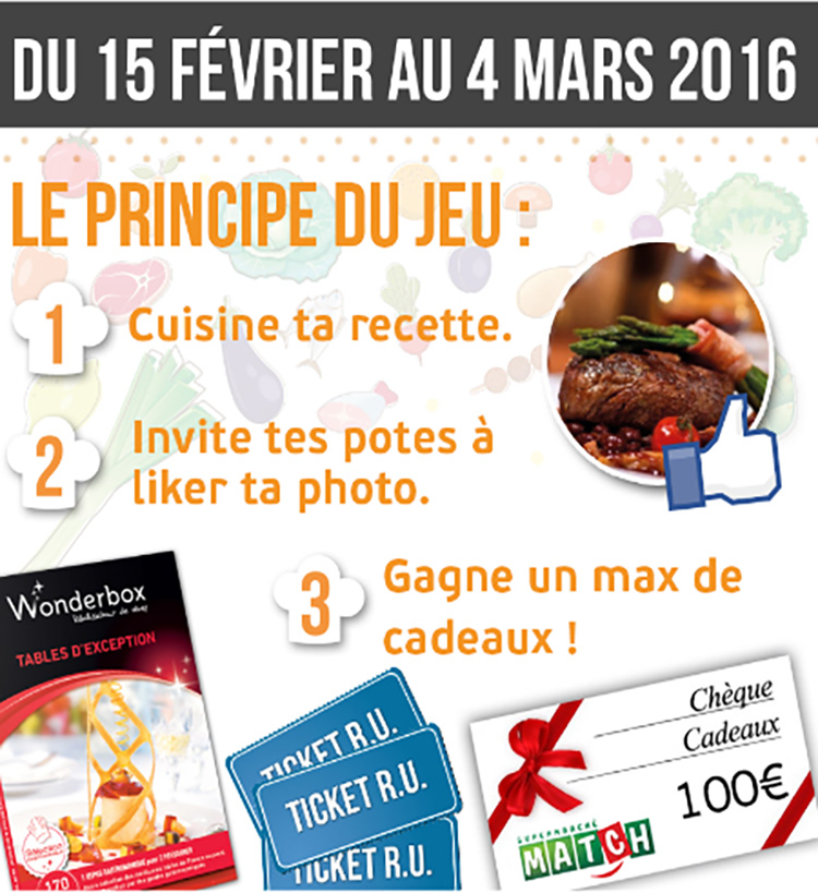 jeu concours organisé par la SMENO à l'occasion de la semaine de l'équilibre alimentaire.